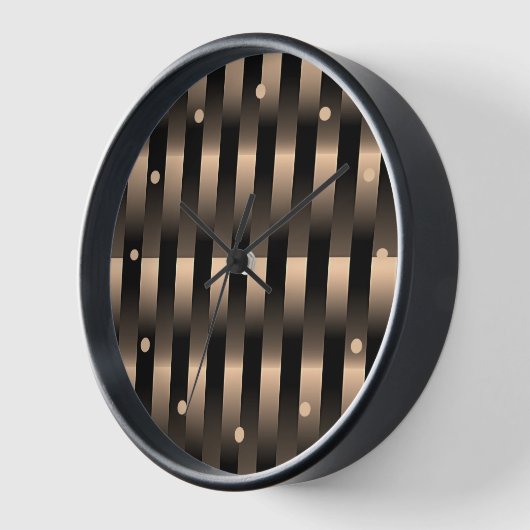 Abstracte Faux Red Copper Metallic Stripes Patroon (Hoek)