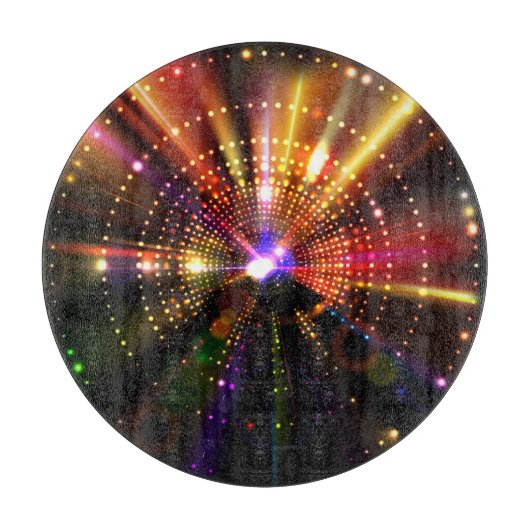 Abstracte feestelijke feestelijke achtergrond snijplank (Voorkant)