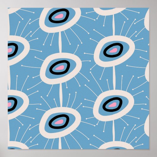 Abstracte feestelijke middenstand poster (Voorkant)