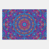 Abstracte feestvreugde: naadloos feestelijk inpakpapier vel (Voorkant 2)