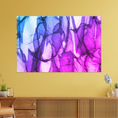 ABSTRACTE FELLE Print 3 Paneelcanvas Home Muurkuns (Insitu (Woonkamer))
