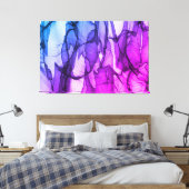 ABSTRACTE FELLE Print 3 Paneelcanvas Home Muurkuns (Insitu (Slaapkamer))