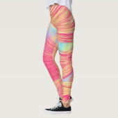 abstracte feniksveren leggings (Links)