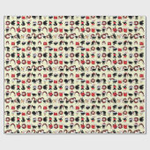 Abstracte festiviteiten: Dierlijk geïnspireerd Ker Cadeaupapier (Vlak)