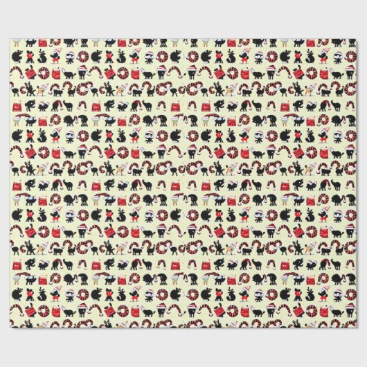 Abstracte festiviteiten: Dierlijk geïnspireerd Ker Cadeaupapier (Zoom)