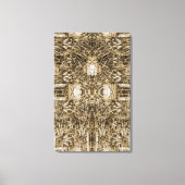Abstracte fictieve constructie canvas afdruk (Voorkant)