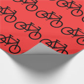 Abstracte fiets cadeaupapier (Hoek)
