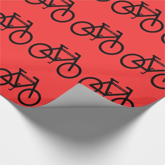 Abstracte fiets cadeaupapier (Hoek)