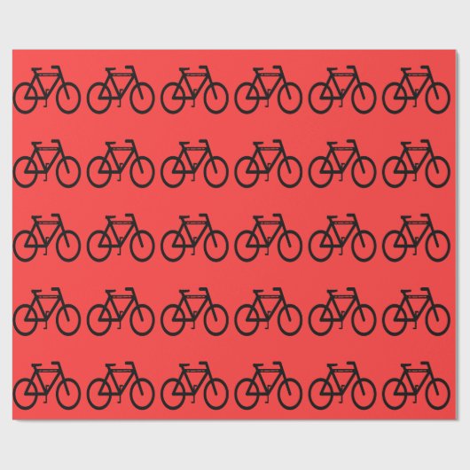 Abstracte fiets cadeaupapier (Vlak)