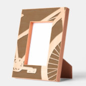 Abstracte fiets gegraveerde lijstjes (Links)