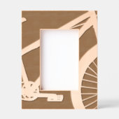 Abstracte fiets gegraveerde lijstjes (Voorkant)