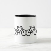 Abstracte fiets mok (Midden)