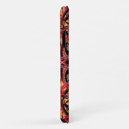 Abstracte fietsen en Jouw naam Case-Mate iPhone Case (Achterkant/rechts)