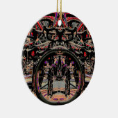 Abstracte fietsen keramisch ornament (Rechts)