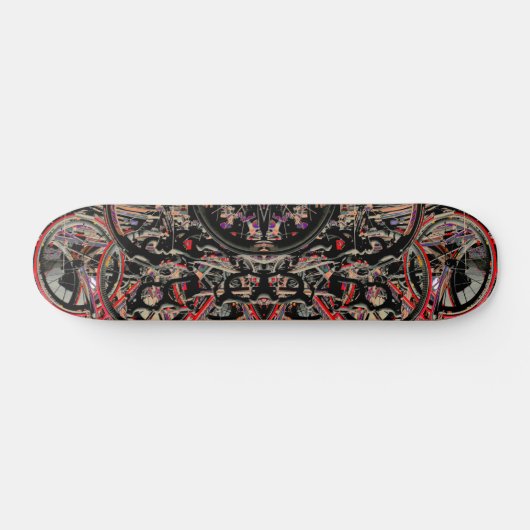 Abstracte fietsen persoonlijk skateboard (Horizontaal)