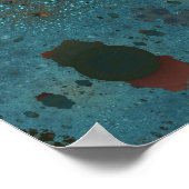 Abstracte fijne kunstfractie op afstand poster (Hoek)