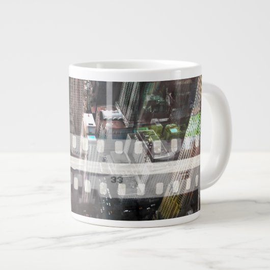 Abstracte film grote koffiekop (Voorkant rechts)
