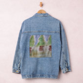 Abstracte Fir Trees Denim Jacket (Hangar)