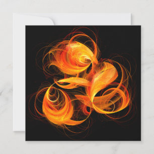 Abstracte Fireball Art