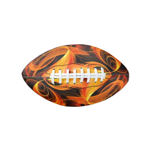 Abstracte Fireball Art American Football (Voorkant)
