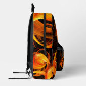 Abstracte Fireball Art Bedrukte Rugzak (Links)