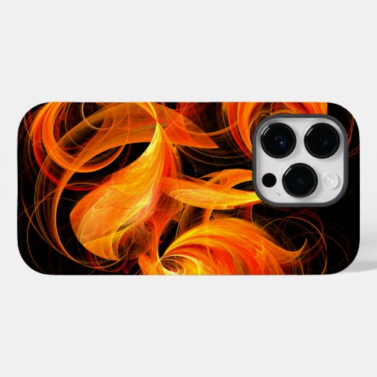 Abstracte Fireball Art Case-Mate iPhone Case (Achterkant (horizontaal))