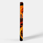 Abstracte Fireball Art Case-Mate iPhone Case (Achterkant / Rechts)