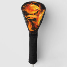 Abstracte Fireball Art Golfheadcover