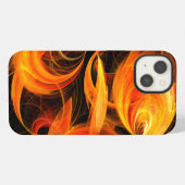 Abstracte Fireball Art iPhone Hoesje (Achterkant horizontaal)