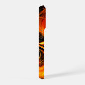 Abstracte Fireball Art iPhone Hoesje (Rechterkant)