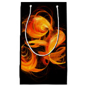 Abstracte Fireball Art Klein Cadeauzakje (Voorkant)