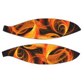 Abstracte Fireball Art Mini Basketbal (Panelen)