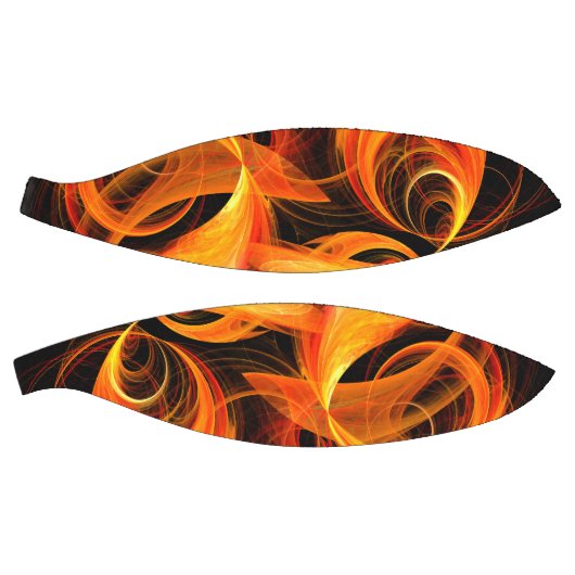 Abstracte Fireball Art Mini Basketbal (Panelen)