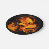 Abstracte Fireball Art Papieren Bordje (Gekanteld)