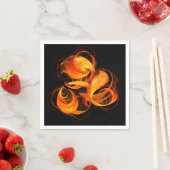 Abstracte Fireball Art Servetten (Insitu)