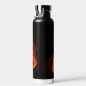 Abstracte Fireball Art Waterfles (Rechts)