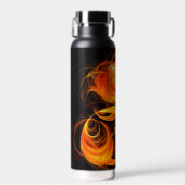 Abstracte Fireball Art Waterfles (Voorkant)