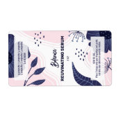 Abstracte flaconetiket met gebotteld serum Dropper Etiket (Voorkant)