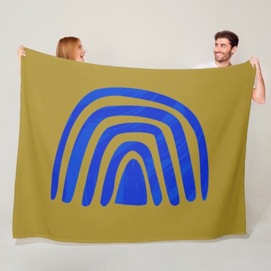 ABSTRACTE fleecedeken! Fleece Deken (In situ)