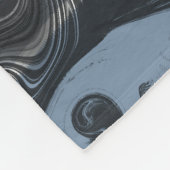 Abstracte fleecedeken in donkere tinten fleece deken (Hoek)