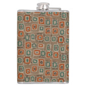 Abstracte flesjes oude kleding heupfles (Achterkant)