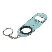 Abstracte flesopening voor spiralen mini flessenopener (Voorkant Gekanteld)