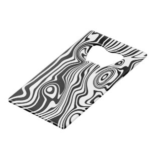 Abstracte flesopening voor wasgoed - Aangepaste kl Creditkaart Flessenopener