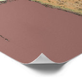 Abstracte flessen nog steeds in leven poster (Hoek)