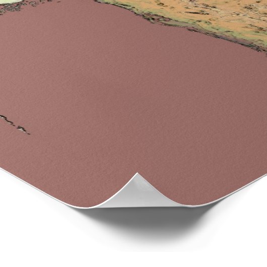 Abstracte flessen nog steeds in leven poster (Hoek)