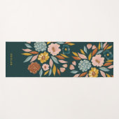 Abstracte flessenolie en lederolie yogamat (Voorkant (horizontaal))