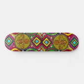 Abstracte Fleur De Lis Skateboard New Orleans (Horizontaal)