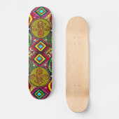 Abstracte Fleur De Lis Skateboard New Orleans (Voorkant)