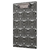  Abstracte flora in zwart-wit patroon Klembord (Links)