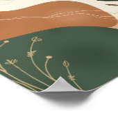 Abstracte Floral Art Print (Hoek)